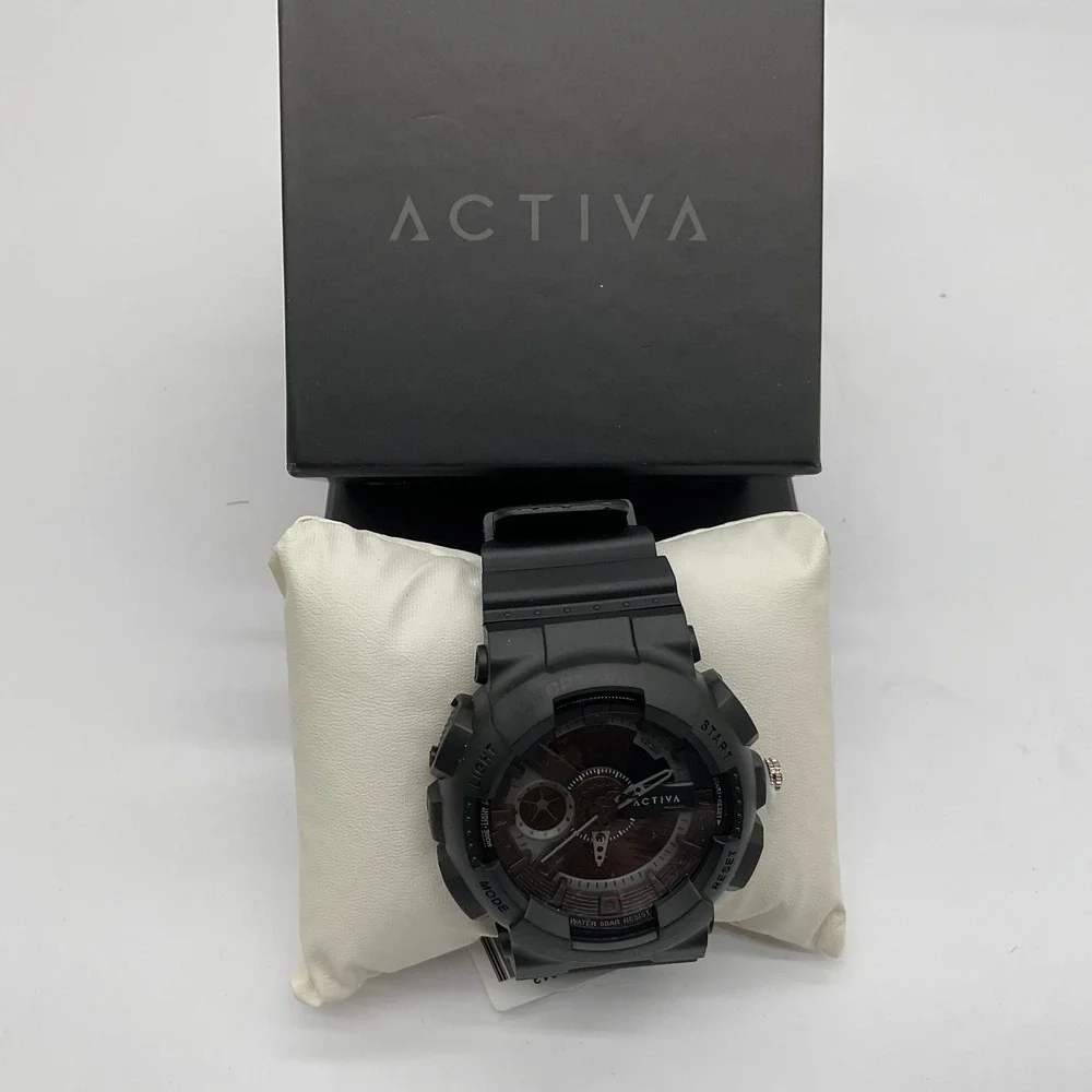 Activa Pixel X Invicta Digital Unisex Watch 50mm Black Sport ACW499-013 NEW